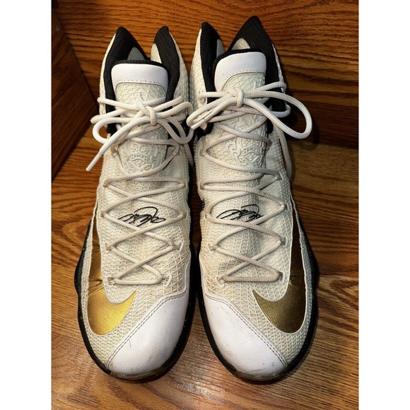Nike Lebron James Elite 13 XIII White/Metallic Gold/Black 831923-170 Size 12 main image 4